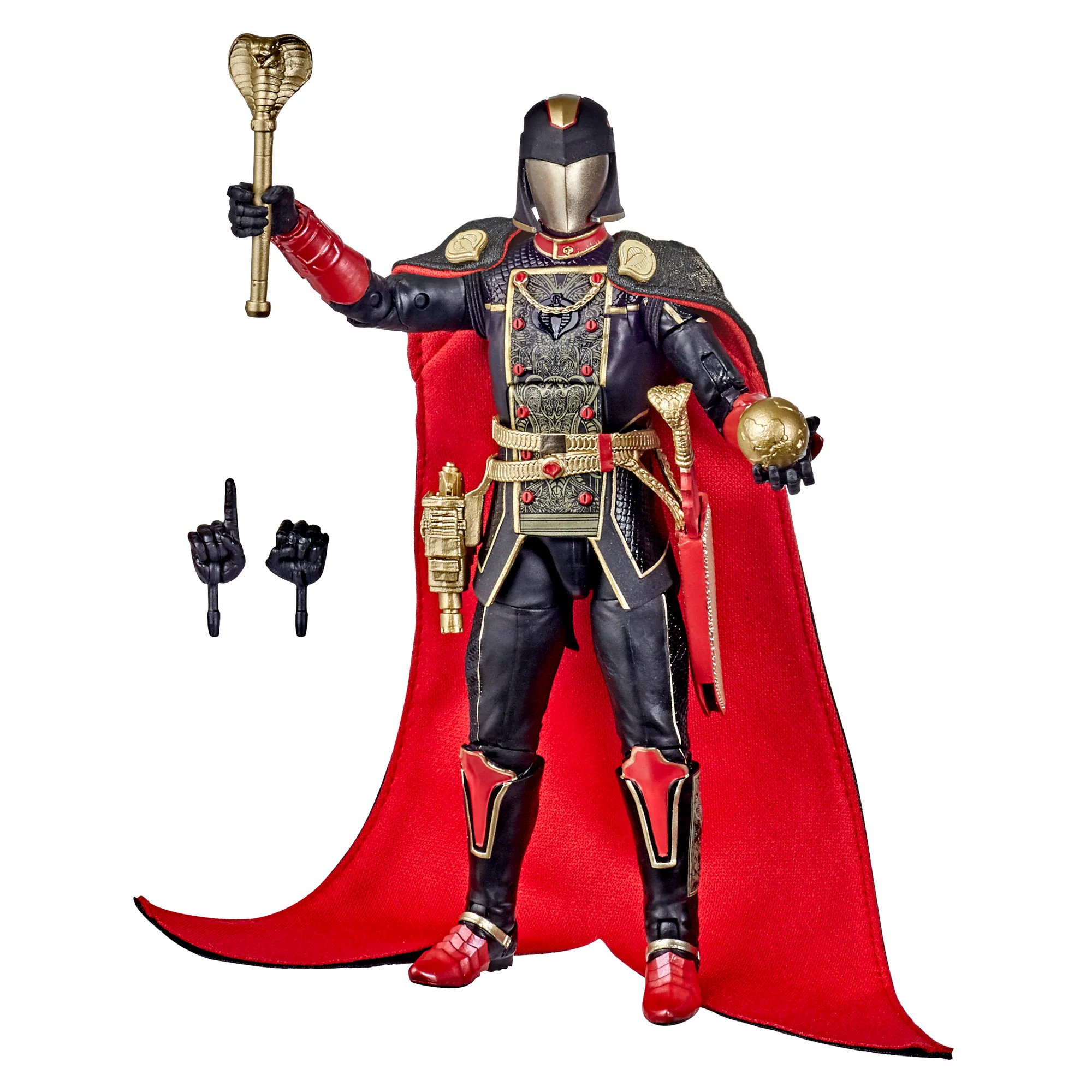 G.I.Joe Classified Series Snake Supreme Cobra Commander Figure - Image 3