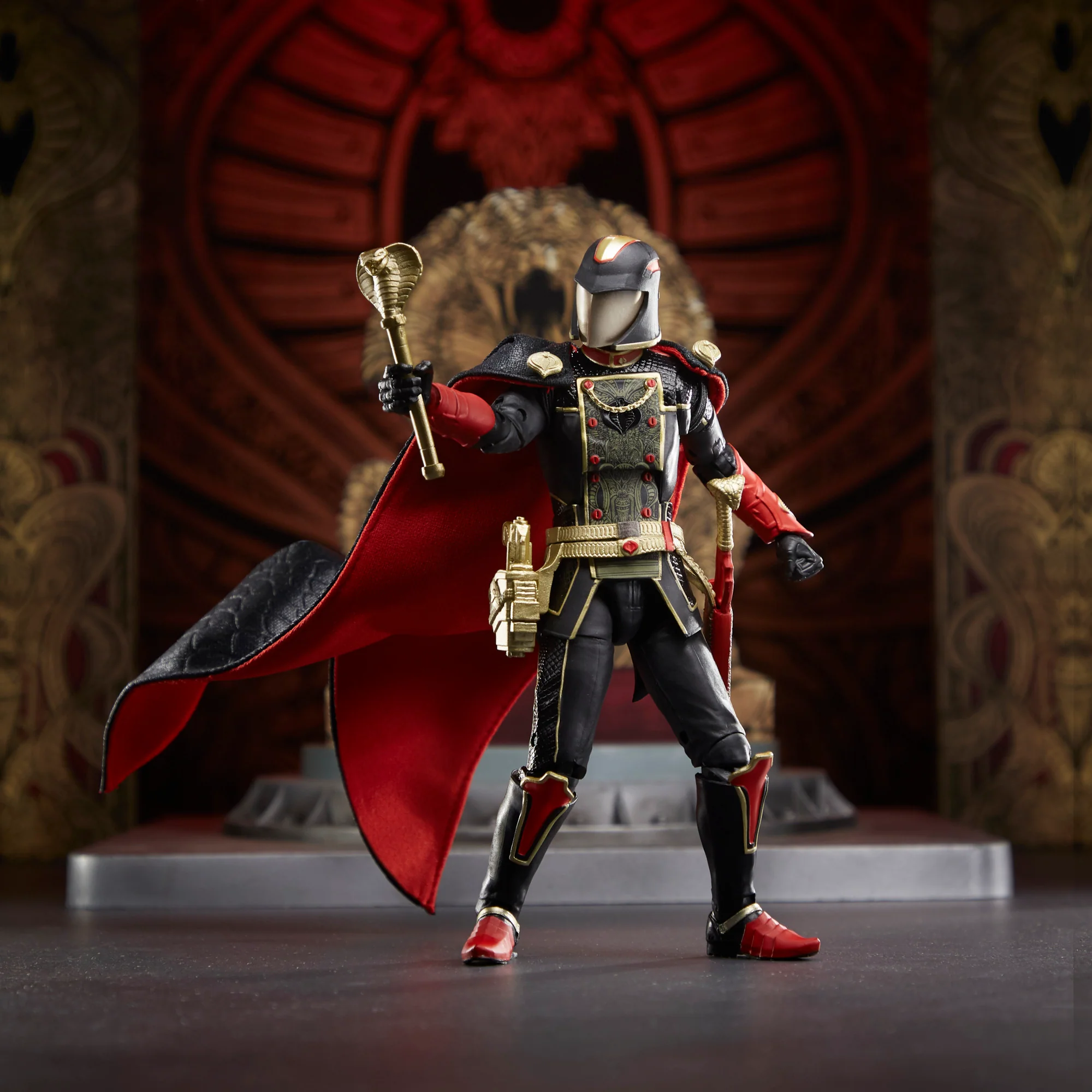 G.I.Joe Classified Series Snake Supreme Cobra Commander Figure - Image 4