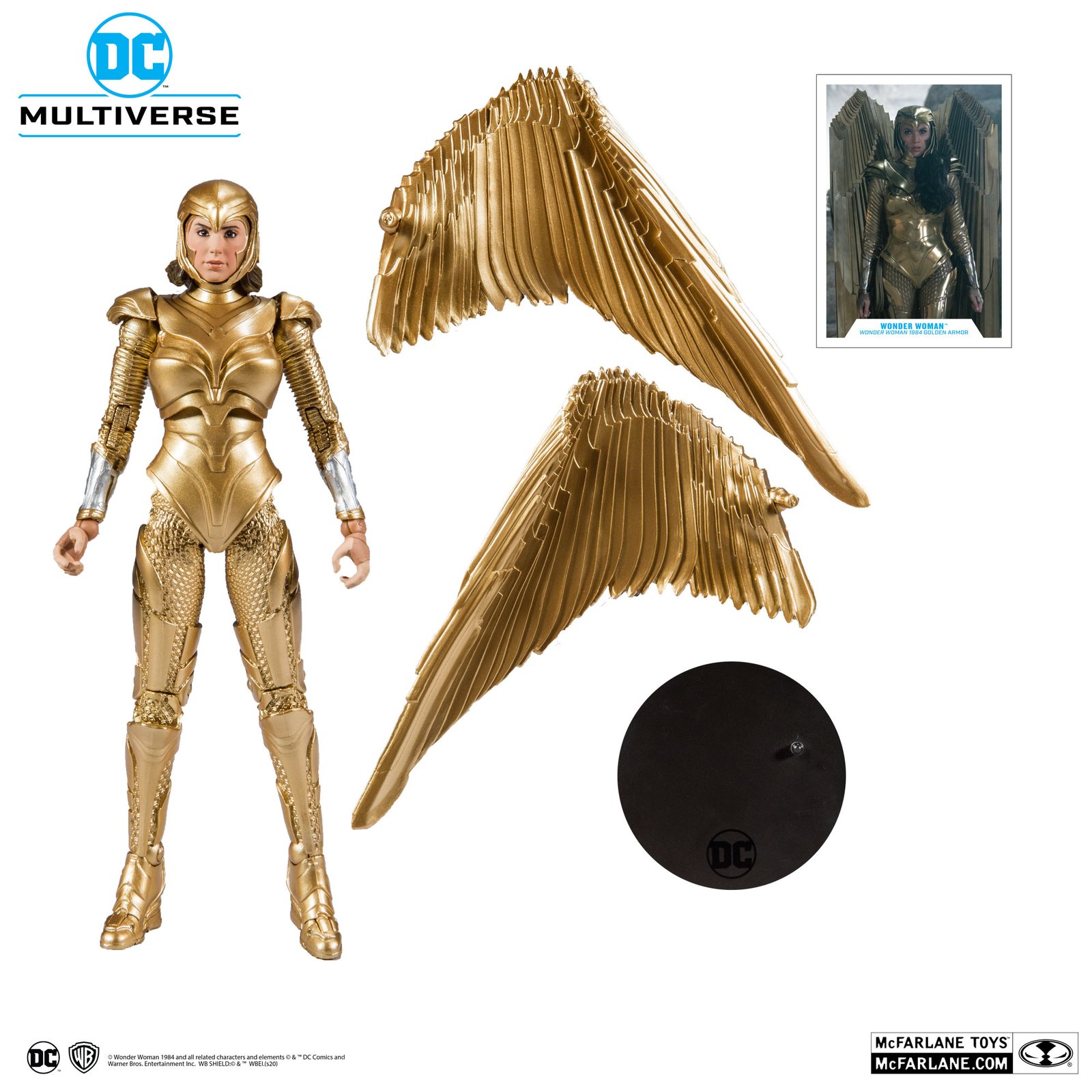 Wonder Woman Golden Armor 1984 | McFarlane Toys - Image 2