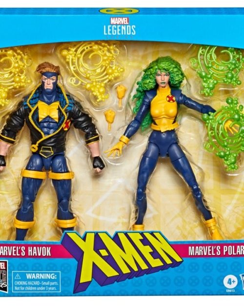 Marvel Comics 80th Anniversary Marvel Legends Havok & Polaris Two-Pack