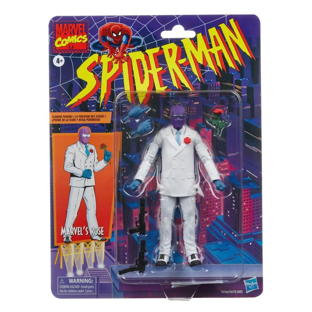 Spider-Man Retro Marvel Legends Rose 6-Inch