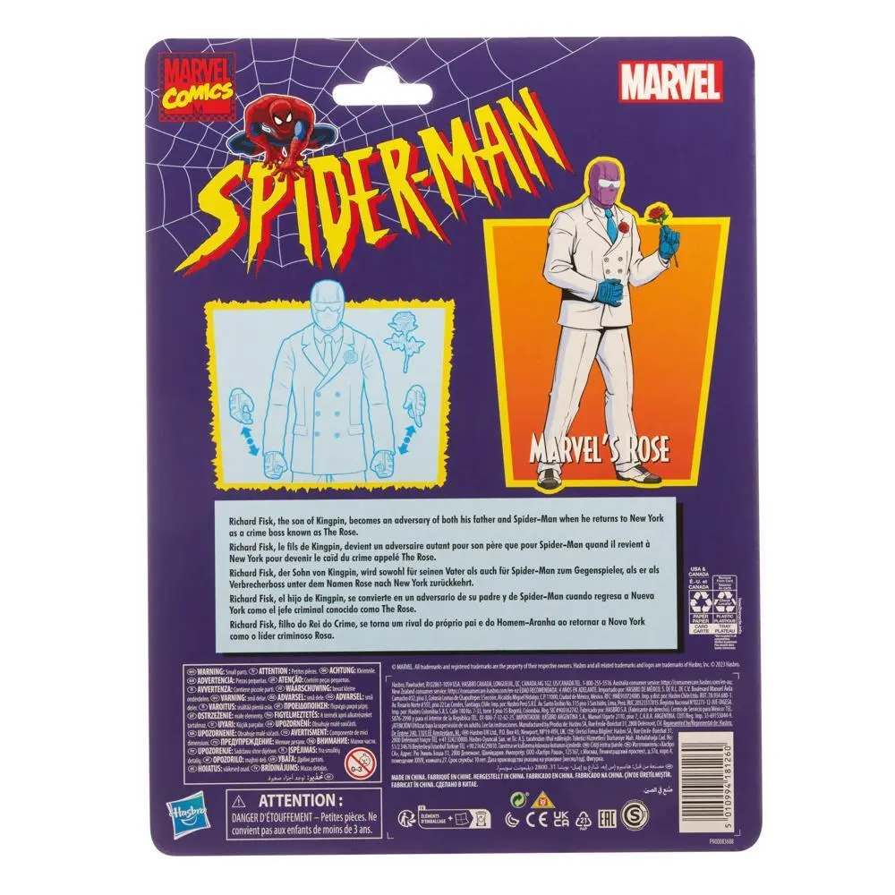 Spider-Man Retro Marvel Legends Rose 6-Inch - Image 7
