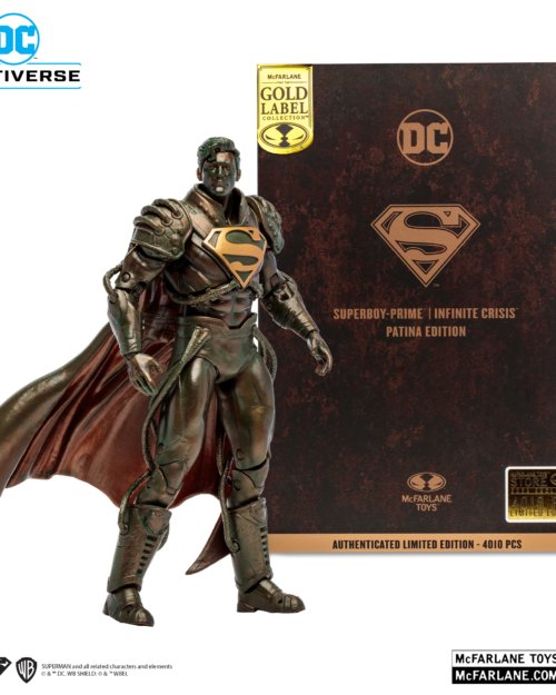 McFarlane Superboy-Prime (Infinite Crisis) Patina Edition Gold Label 7" Figure