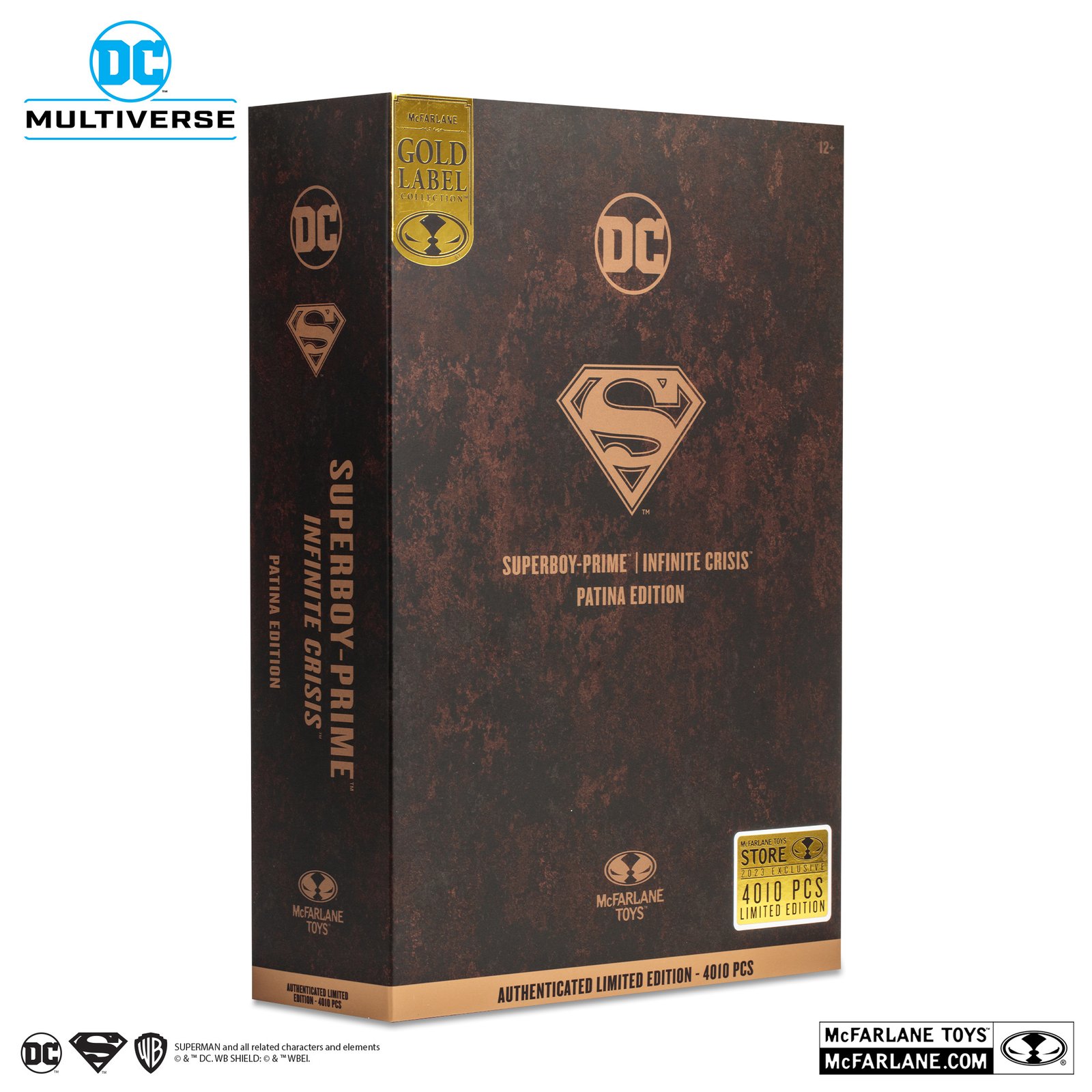 McFarlane Superboy-Prime (Infinite Crisis) Patina Edition Gold Label 7" Figure - Image 12