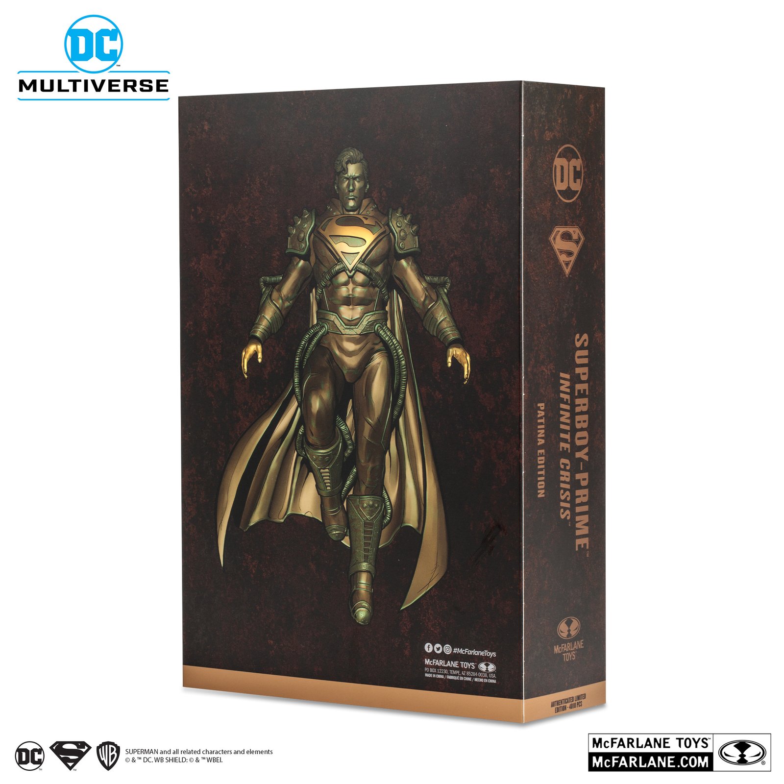McFarlane Superboy-Prime (Infinite Crisis) Patina Edition Gold Label 7" Figure - Image 13
