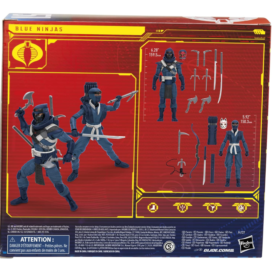 G.I.Joe Classified Series Ninjas Action Figure with Accessories - Image 6