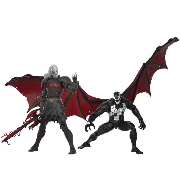 Marvel Legends Series Spider-Man 60th Anniversary Marvel's Knull and Venom 2-Pack King in Black 6-inch - Image 2