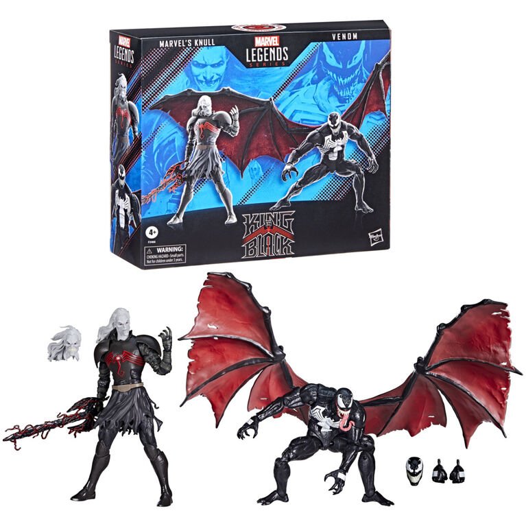 Marvel Legends Series Spider-Man 60th Anniversary Marvel's Knull and Venom 2-Pack King in Black 6-inch - Image 7