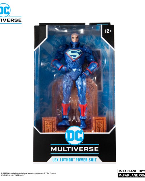 McFarlane DC Multiverse Lex Luthor in Blue Power with Throne