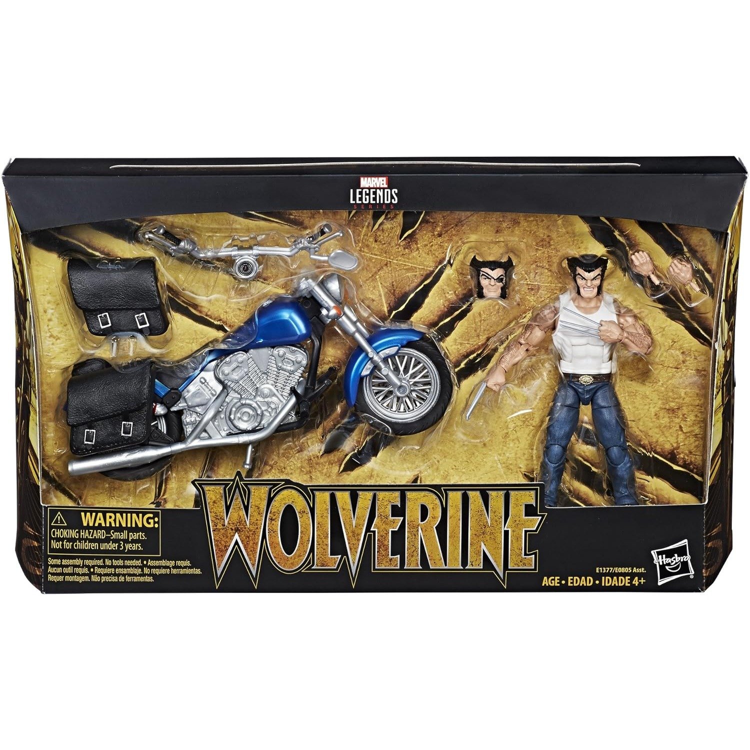 Marvel Legends Series 6-inch Wolverine and Motorcycle