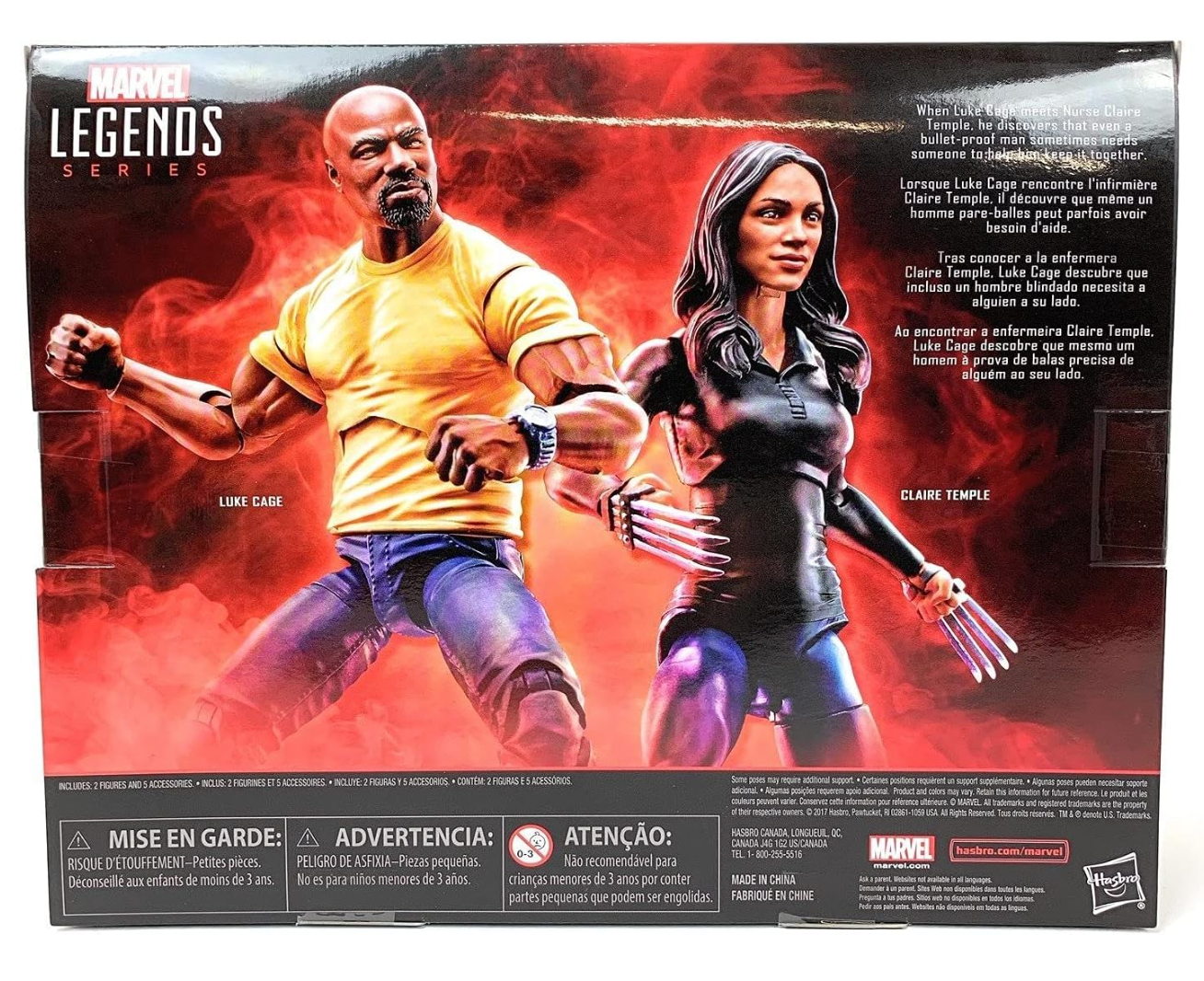 Marvel Legends Series Luke Cage With Claire Temple - Image 2
