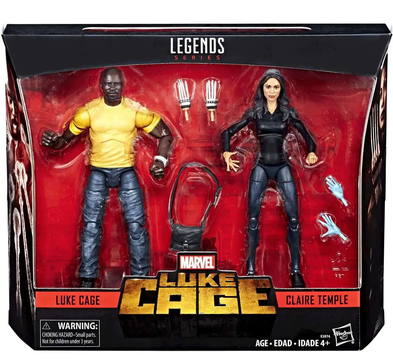 Marvel Legends Series Luke Cage With Claire Temple