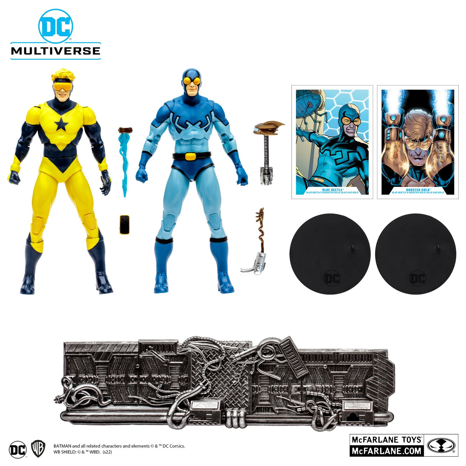 McFarlane Blue Bettel & Booster Gold 2-Pack - Image 5
