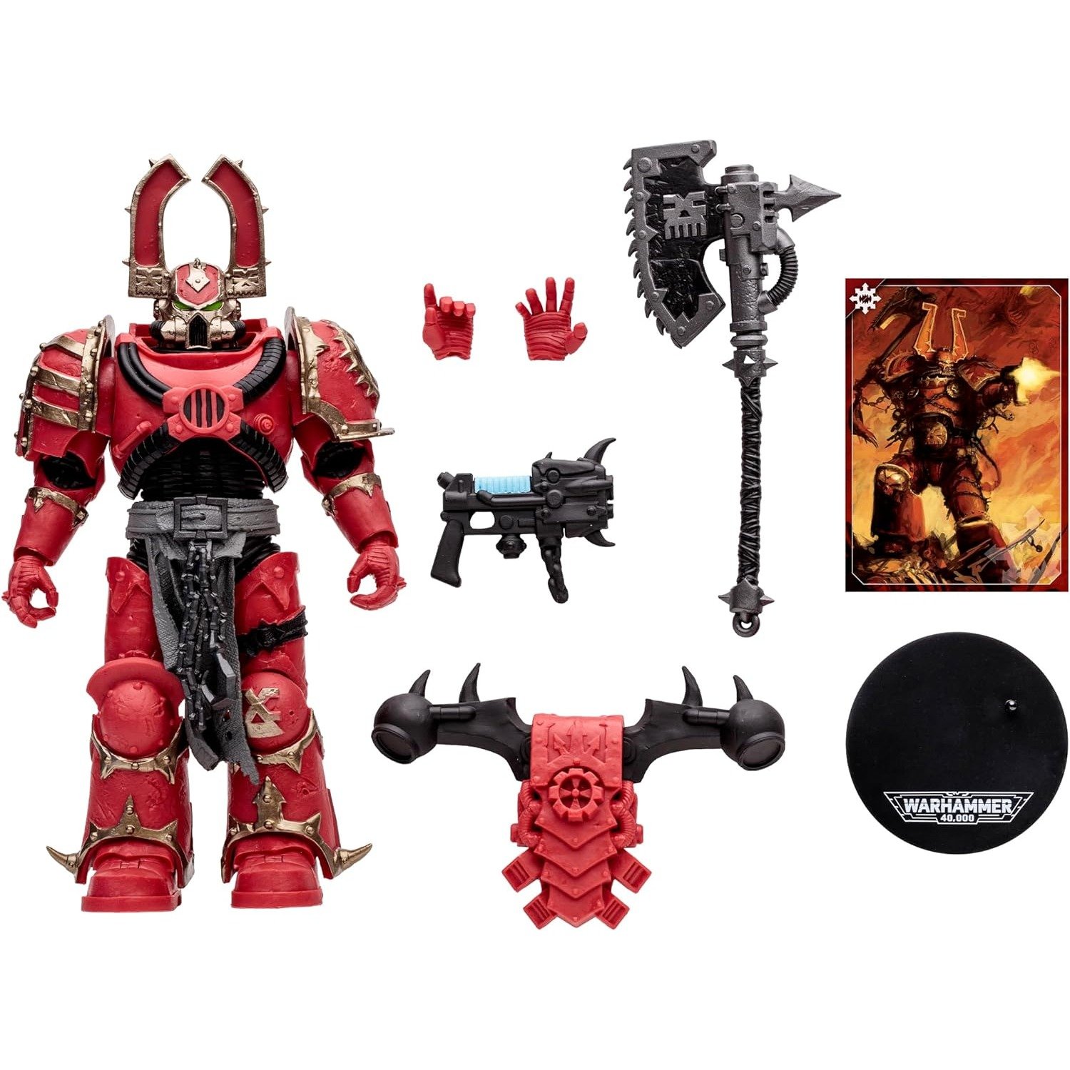 McFarlane Toys - Warhammer 40,000 World Eaters Khorne Berzerker 7in Figure | No Box - Image 3