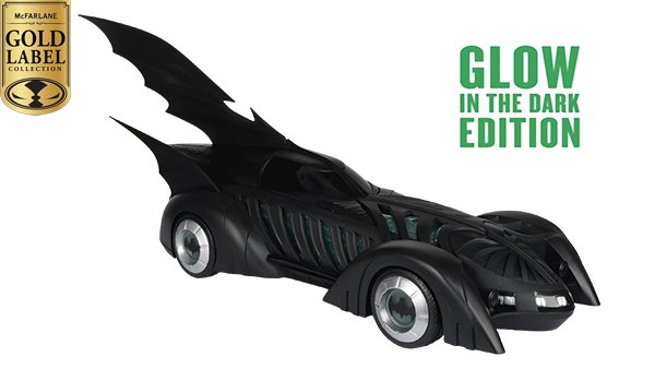 Batmobile (Batman Forever) Glow in the Dark Gold Label Vehicle - Image 4