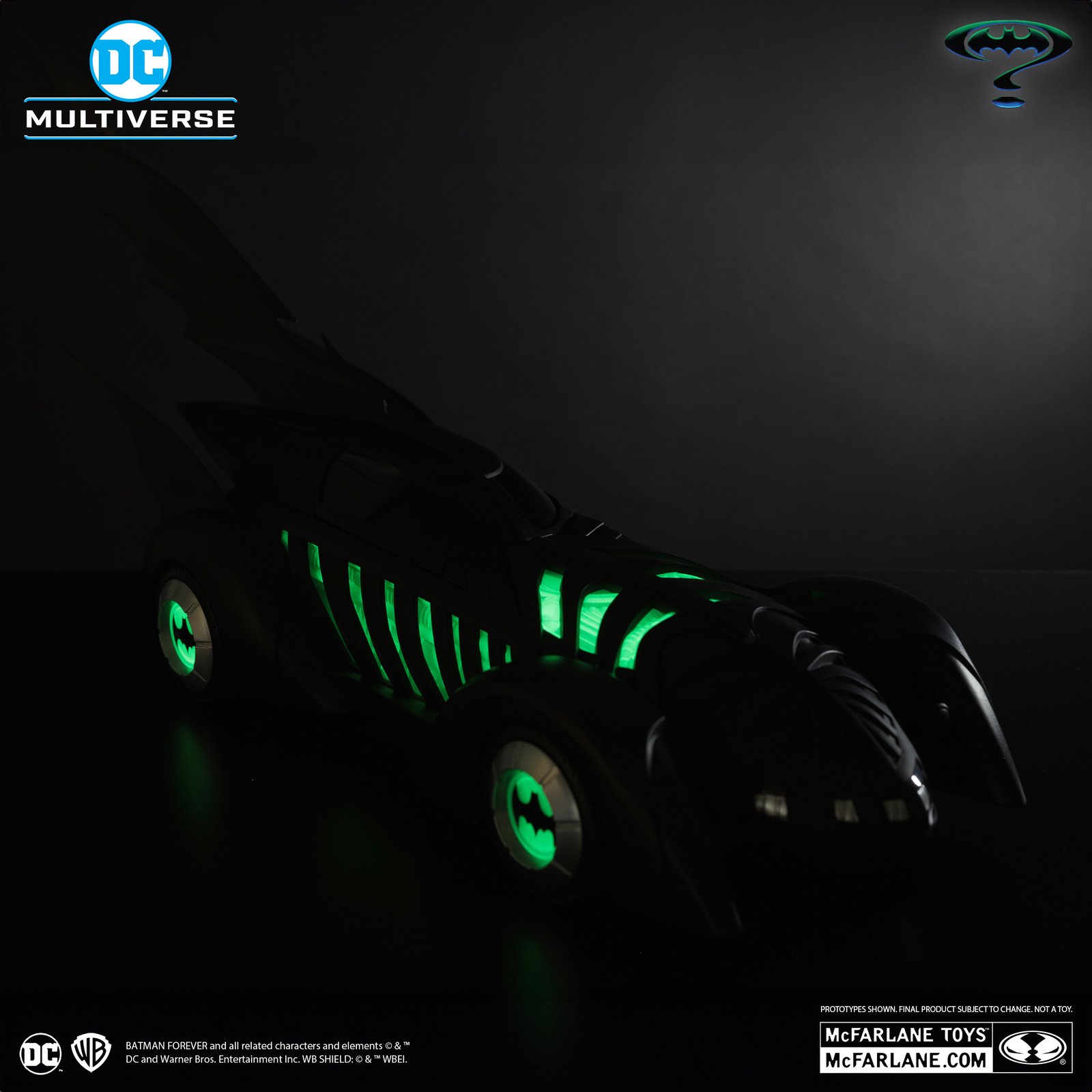 Batmobile (Batman Forever) Glow in the Dark Gold Label Vehicle - Image 3