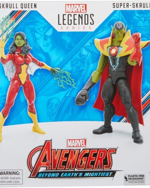 Marvel Legends Series Skrull Queen and Super-Skrull, Avengers 60th Anniversary