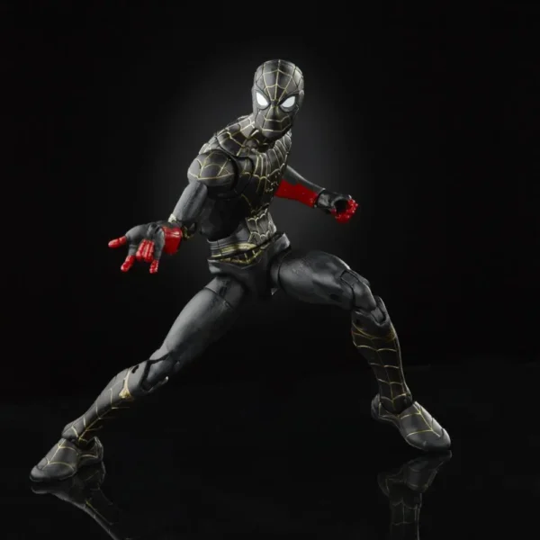 Marvel Legends Series Black & Gold Suit Spider-Man - Image 6