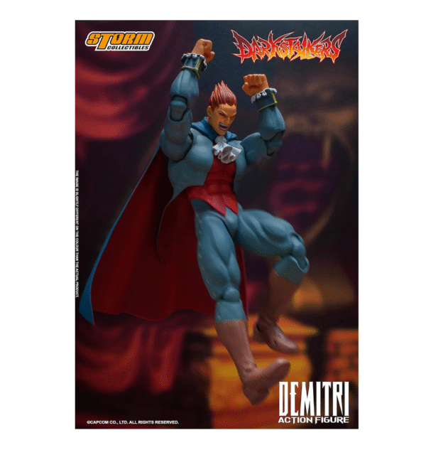 Darkstalkers Demitri Maximoff 1/12 Scale Figure - Image 3