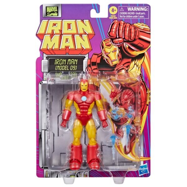 Marvel Legends Iron Man (Model 9) Retro Comics figure - Image 4