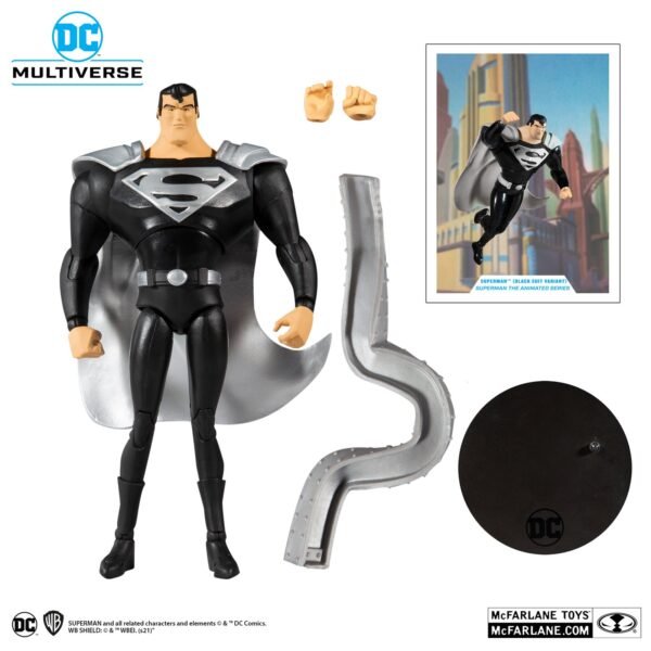 McFarlane DC Multiverse Animated Superman (Black Suit) - Image 2