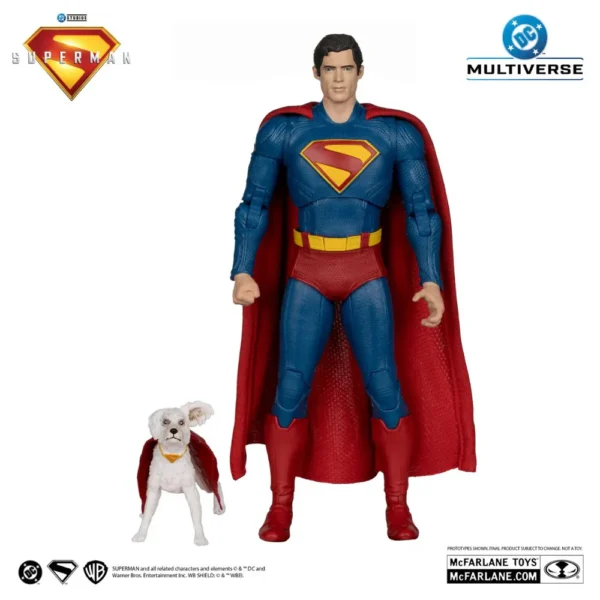 Mcfarlane Superman with Krypto The Super Dog (Superman Movie) Deluxe Edition - Image 5