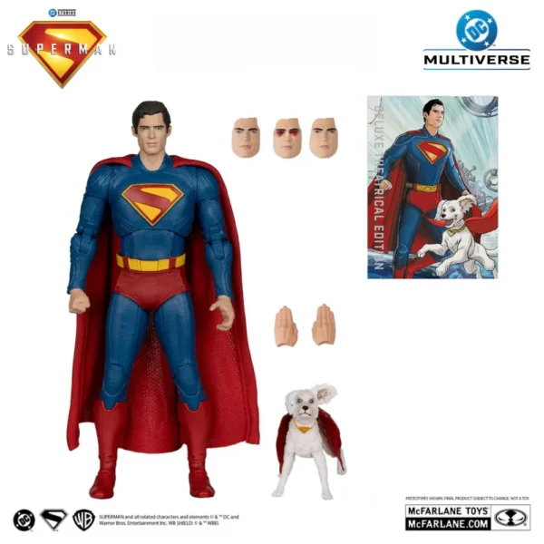 Mcfarlane Superman with Krypto The Super Dog (Superman Movie) Deluxe Edition - Image 4