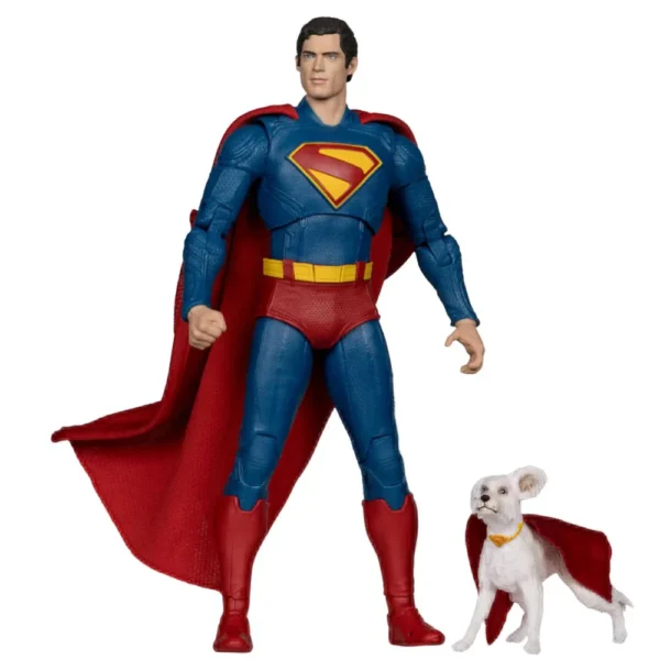 Mcfarlane Superman with Krypto The Super Dog (Superman Movie) Deluxe Edition