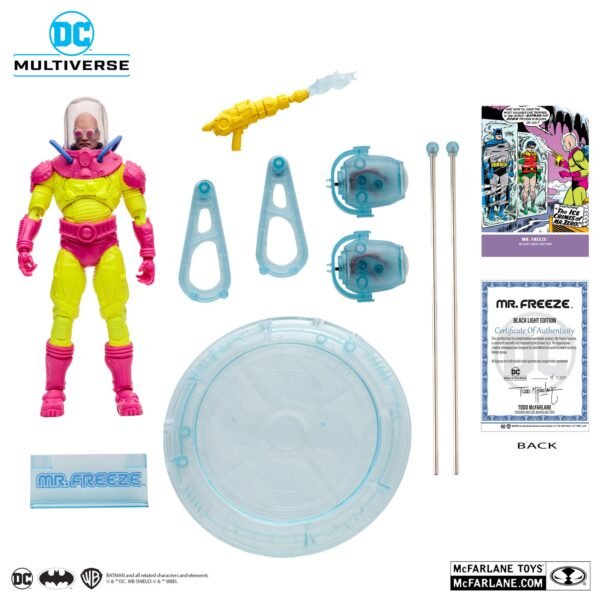 Mr.Freeze (The Ice Crimes Of Mr. Zero) Black Light Edition (Gold Label) - Image 2