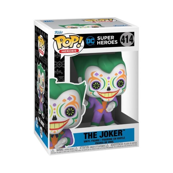 Pop DC Dia de Los Muertos Joker Vinyl Figure - Image 2