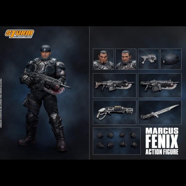 Gears of War Marcus Fenix 1/12 Scale Figure - Image 2