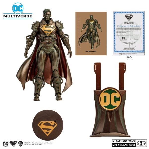 McFarlane Superboy-Prime (Infinite Crisis) Patina Edition Gold Label 7" Figure - Image 3