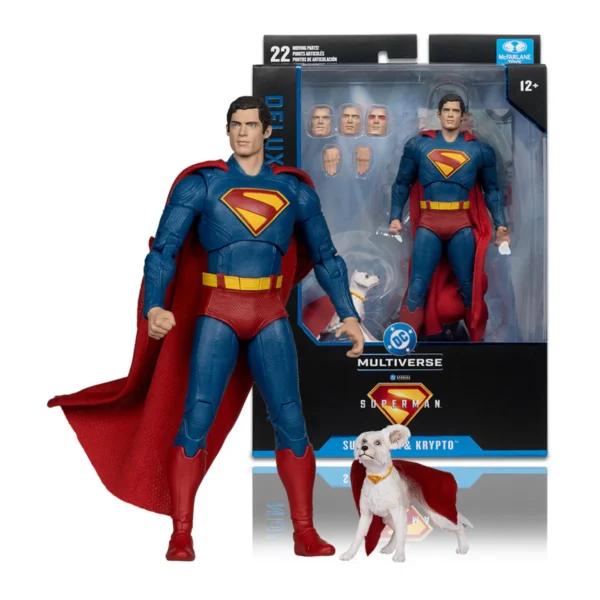 Mcfarlane Superman with Krypto The Super Dog (Superman Movie) Deluxe Edition - Image 2